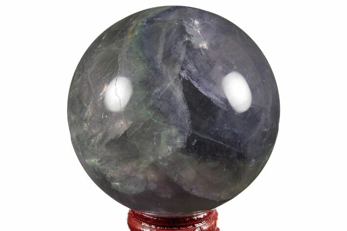 Polished Purple & Green Fluorite Sphere - China #190794